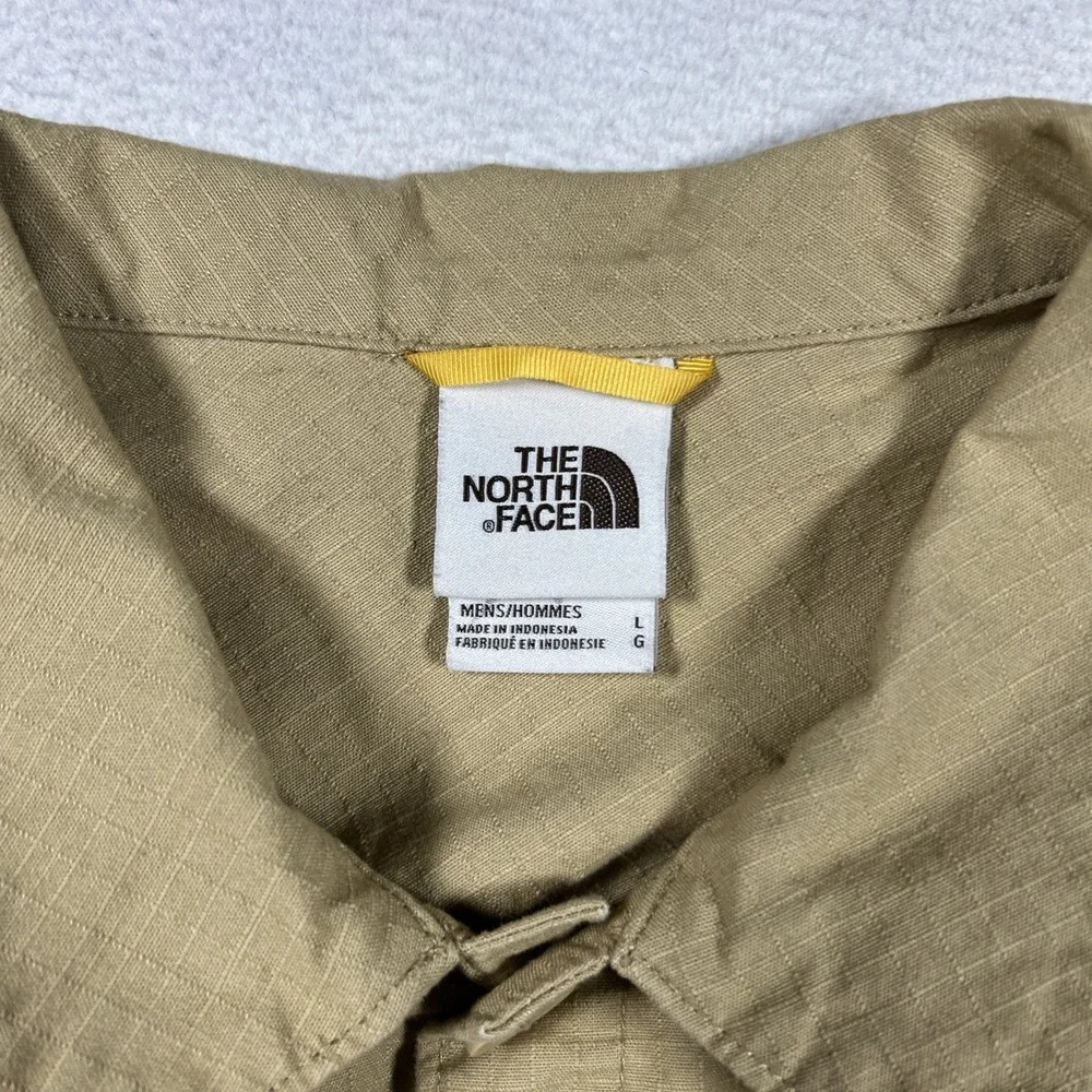 The North Face Field Shirt Jacket Shacket‎ Men's Large L Khaki Utility Brown
